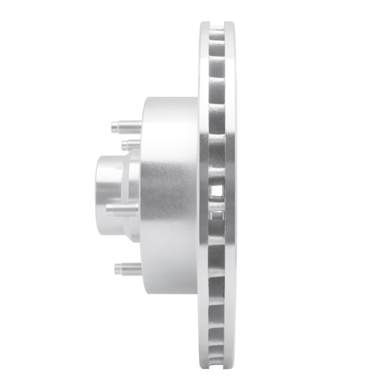 Dodge Ram 1500 Van Brake Rotor (1) - Front Left - R1 Concepts - Drilled & Slotted - Silver - 2003